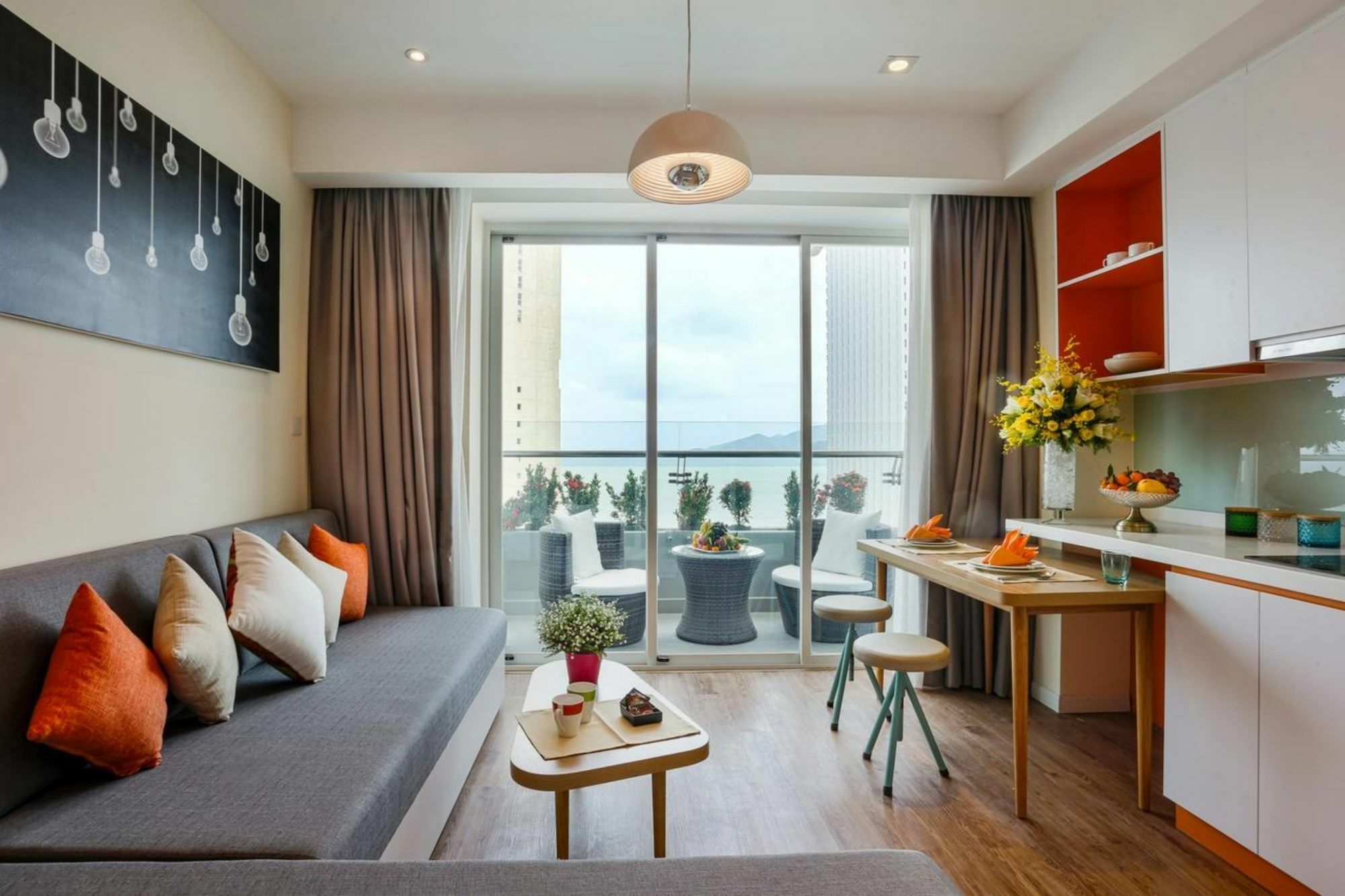 Parama Apartments Balcony Beachfront Nha Trang Exterior photo